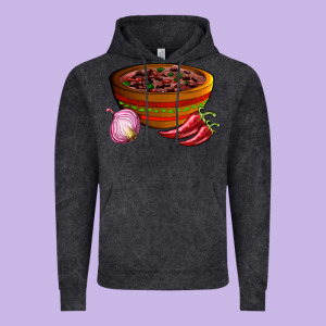 Chilli Con Carne Vintage Hoodie Designed By Adodesignshop