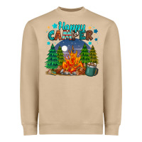 Mushroom happy camper Heavyweight Sweatshirt - MaliasSmallBusiness