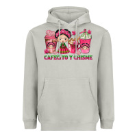 Moon Dust cafecito y chisme with coffee cups Heavyweight Hoodie - texasbilliewilder