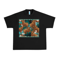 Black turquoises gemstones cowhide highlands cow Urban Heavy Tee - BarkalooDesign