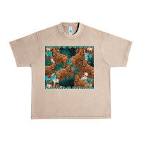 French Oak turquoises gemstones cowhide highlands cow Urban Heavy Tee - BarkalooDesign