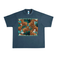 Midnight Navy turquoises gemstones cowhide highlands cow Urban Heavy Tee - BarkalooDesign