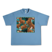 Pebble Blue turquoises gemstones cowhide highlands cow Urban Heavy Tee - BarkalooDesign