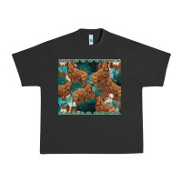 Pigment Black turquoises gemstones cowhide highlands cow Urban Heavy Tee - BarkalooDesign