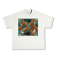 Pistachio turquoises gemstones cowhide highlands cow Urban Heavy Tee - BarkalooDesign