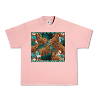 Salmon turquoises gemstones cowhide highlands cow Urban Heavy Tee - BarkalooDesign
