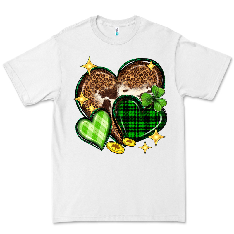 St. Patrick's Day Hearts Premium Tee by Neo Western | Teevron