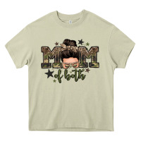 Mossy mom of both boys messy bun Heavy Core Tee - Zillion Design Studio