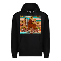 Black football hereford sunflower tumbler Premium Hoodie - JahusDesignShop