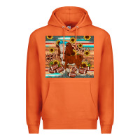 Carrot football hereford sunflower tumbler Premium Hoodie - JahusDesignShop