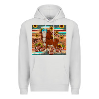 Dove Grey football hereford sunflower tumbler Premium Hoodie - JahusDesignShop