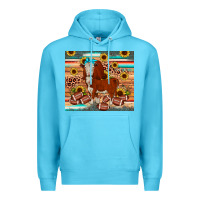 Ocean Blue football hereford sunflower tumbler Premium Hoodie - JahusDesignShop