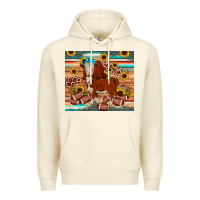 Sandshell football hereford sunflower tumbler Premium Hoodie - JahusDesignShop