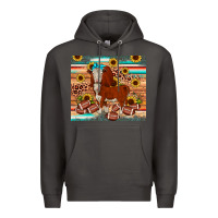 Smoke football hereford sunflower tumbler Premium Hoodie - JahusDesignShop