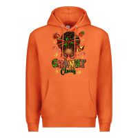 Carrot granny claus afro messy bun Premium Hoodie - texasbilliewilder