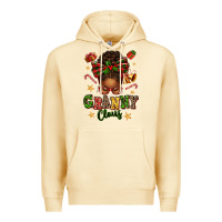 Pina Colada granny claus afro messy bun Premium Hoodie - texasbilliewilder