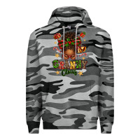 Slate Camo granny claus afro messy bun Premium Hoodie - texasbilliewilder