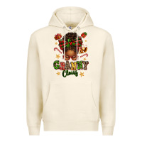 Tofu granny claus afro messy bun Premium Hoodie - texasbilliewilder
