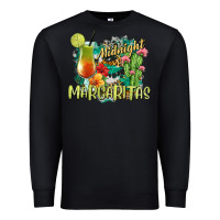 Black Midnight Margaritas Premium Sweatshirt - texasbilliewilder