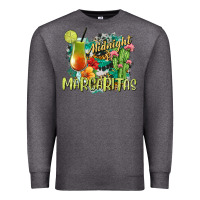 Charcoal Heather Midnight Margaritas Premium Sweatshirt - texasbilliewilder