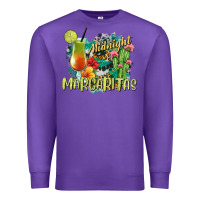 Purple Midnight Margaritas Premium Sweatshirt - texasbilliewilder