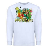 White Midnight Margaritas Premium Sweatshirt - texasbilliewilder