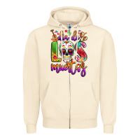 Sandshell dia de los muertos Zipper Hoodie - LillyAllenDesigns