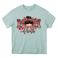 Arona mom of both messy bun Heavy Core Tee - Zillion Design Studio