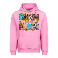 Fuchsia Pink farm sweet farm western  olivia Urban Hoodie - OliviaCreatesArt