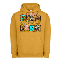 Pigment Peanut Butter farm sweet farm western  olivia Urban Hoodie - OliviaCreatesArt