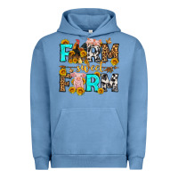 Pigment Pebble Blue farm sweet farm western  olivia Urban Hoodie - OliviaCreatesArt