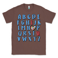 Chestnut alphabet autism awareness Classic Tee - MaliasSmallBusiness