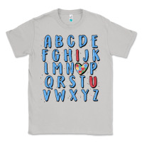 Moon Dust alphabet autism awareness Classic Tee - MaliasSmallBusiness