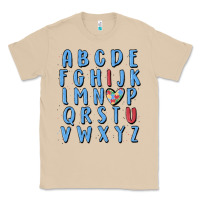 Mushroom alphabet autism awareness Classic Tee - MaliasSmallBusiness
