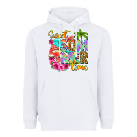 White sweet summer time Heavyweight Hoodie - NancyCooperArtShop