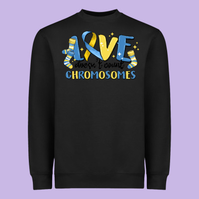 Love Dose Count Chromosomes Heavyweight Sweatshirt Designed By Maliassmallbusiness
