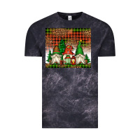 Cloud Black Christmas gnomes Vintage Tee - Jasminsmagicworld