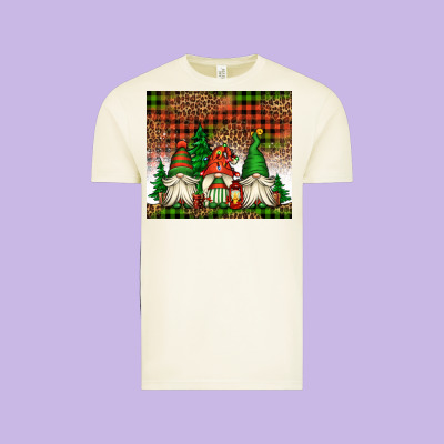 Christmas Gnomes Vintage Tee Designed By Jasminsmagicworld