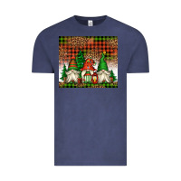 Vintage Denim Christmas gnomes Vintage Tee - Jasminsmagicworld