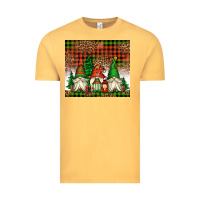 Vintage Mustard Christmas gnomes Vintage Tee - Jasminsmagicworld