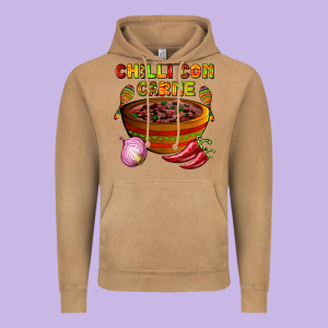 Chilli Con Carne  With Chilli Pepper Vintage Hoodie Designed By Adodesignshop