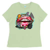 Matcha race lips Ladies Tee - Zillion Design Studio