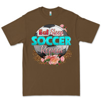 Cacao eat sleep soccer repeat Premium Tee - HRA Design Shop