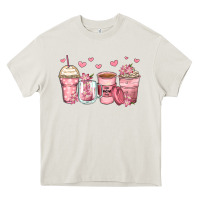 Cream mother's day floral coffee cups Heavy Core Tee - Zillion Design Studio