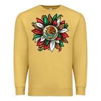 Antique Gold Mexican Sunflower Premium Sweatshirt - texasbilliewilder