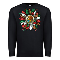 Black Mexican Sunflower Premium Sweatshirt - texasbilliewilder