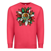 Cardinal Mexican Sunflower Premium Sweatshirt - texasbilliewilder