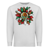 Dove Grey Mexican Sunflower Premium Sweatshirt - texasbilliewilder