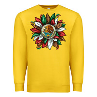 Lemon Mexican Sunflower Premium Sweatshirt - texasbilliewilder