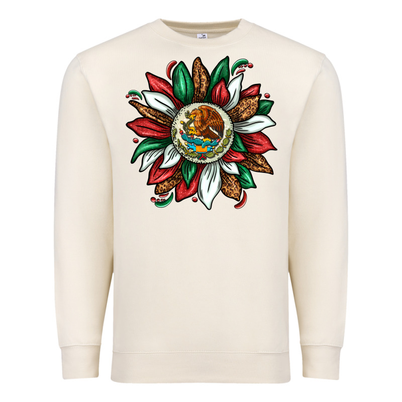 Mexican Sunflower Premium Sweatshirt by texasbilliewilder | Teevron